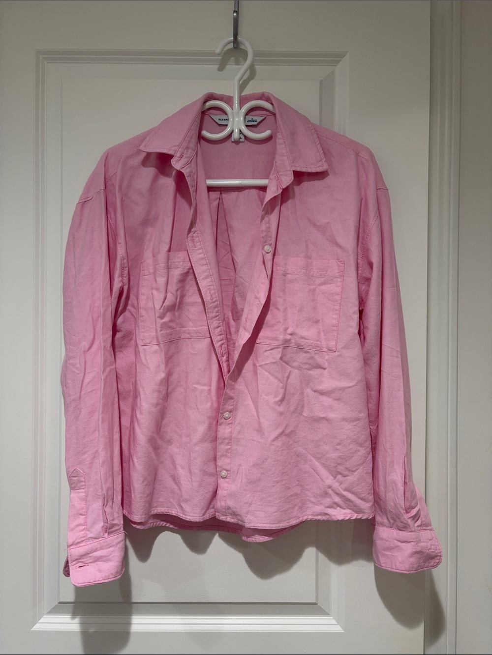 Light Pink Button-Up Shirt - just wrinkly